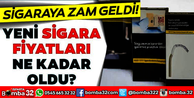 SİGARAYA ZAM