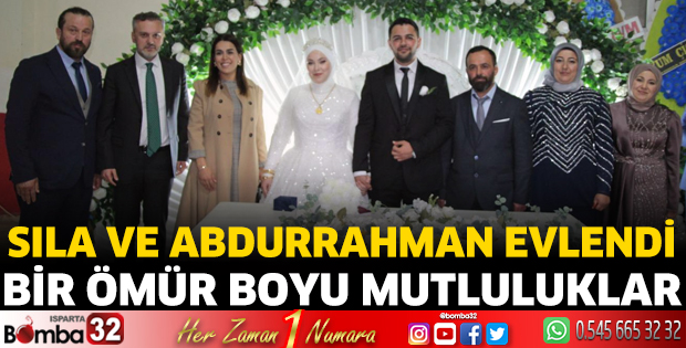 Sıla ve Abdurrahman evlendi