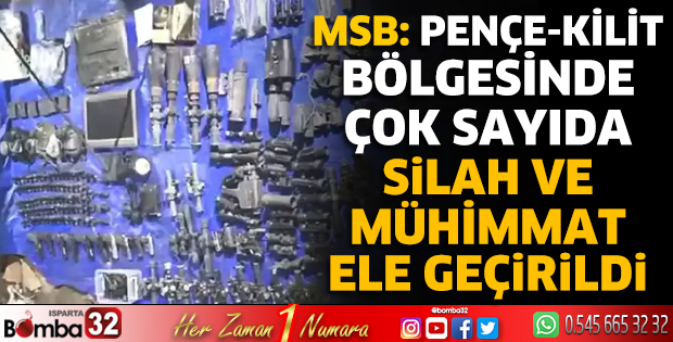 Silah ve mühimmat ele geçirildi