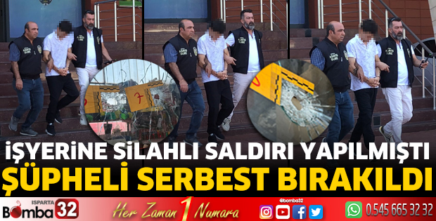 Silahlı saldırı şüphelisi serbest bırakıldı 