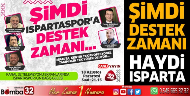 Şimdi destek zamanı