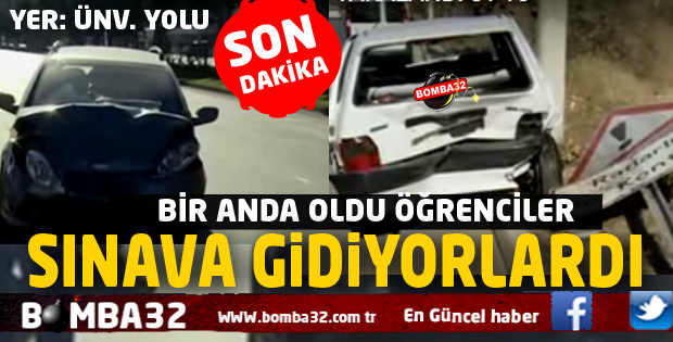 SDÜ ÖĞRENCİLERİ SINAVA YETİŞMEK İSTEYİNCE…