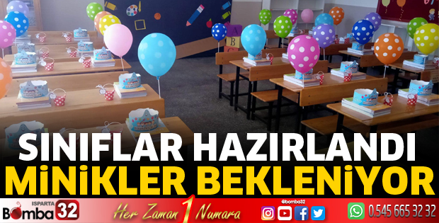 Sınıflar hazırlandı, öğrenciler bekleniyor