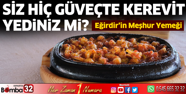 Siz hiç güveçte kerevit yediniz mi?
