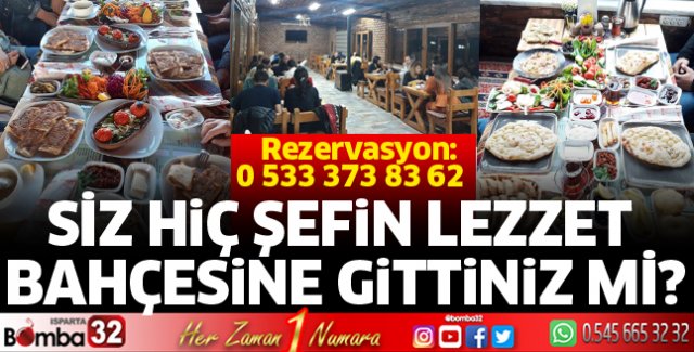 Siz hiç şefin lezzet bahçesine gittiniz mi?