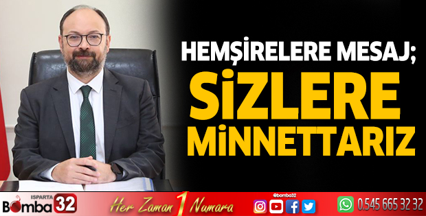 Sizlere minnettarız