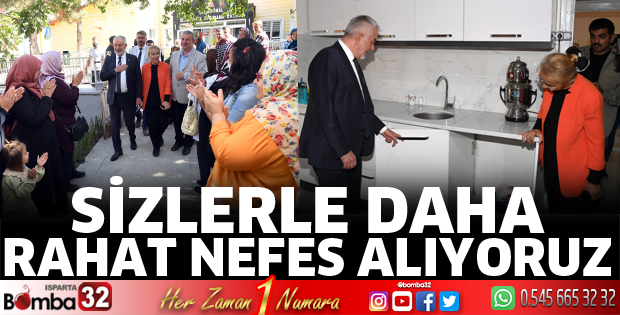 Sizlerle daha rahat nefes alıyoruz