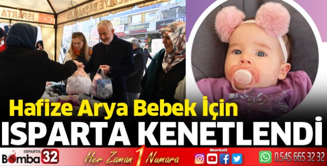 SMA’lı Arya bebek için Isparta kenetlendi