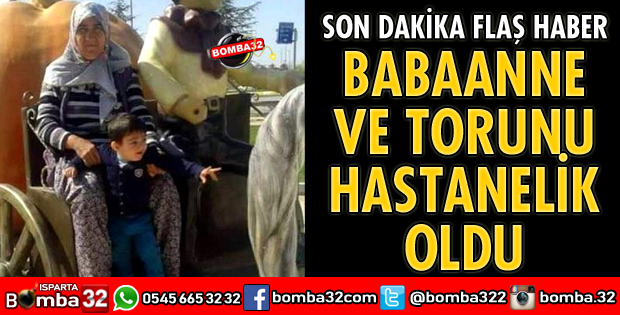 SOBADAN SIZAN GAZDAN BABAANNE VE TORUNU HASTANELİK OLDU