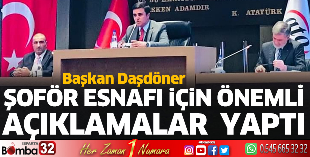 Şoför esnafı için önemli açıklama