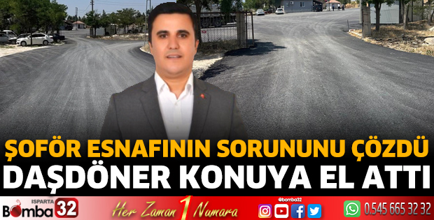 Şoför esnafının sorununu çözdü