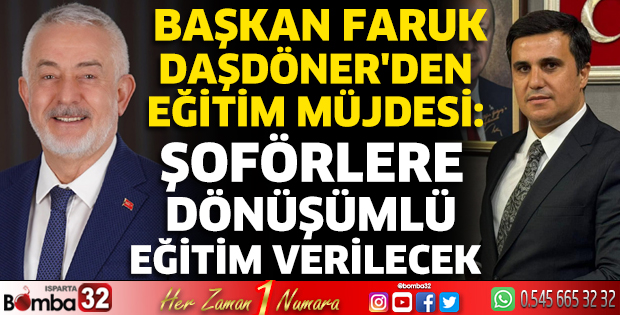 Şoförlere dönüşümlü eğitim verilecek