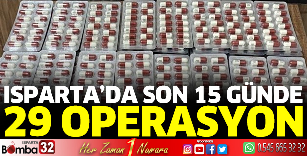 Son 15 günde 29 operasyon