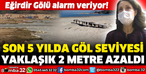 SON 5 YILDA GÖL SEVİYESİ YAKLAŞIK 2 METRE AZALDI