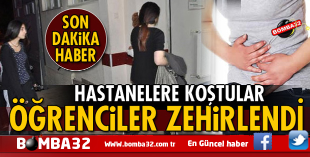 SON DAKİKA EĞİRDİR'DE ÖĞRENCİLER ZEHİRLENDİ
