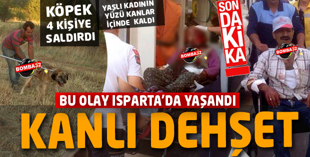SON DAKİKA ISPARTA'DA  KANLI DEHŞET 4 YARALI 