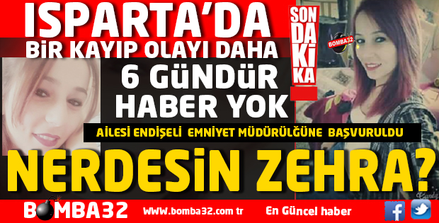 SON DAKİKA ISPARTA'DA KAYIP ARANIYOR