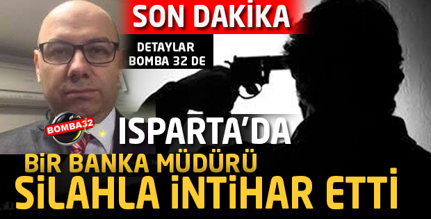 SON DAKİKA MÜDÜR SİLAHLA İNTİHAR ETTİ 