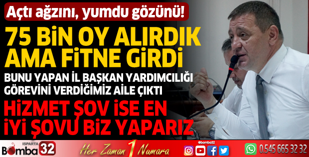 Sönmez: Hizmet şov ise en iyi şovu biz yaparız 