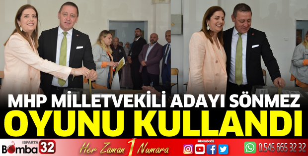 Sönmez oyunu kullandı