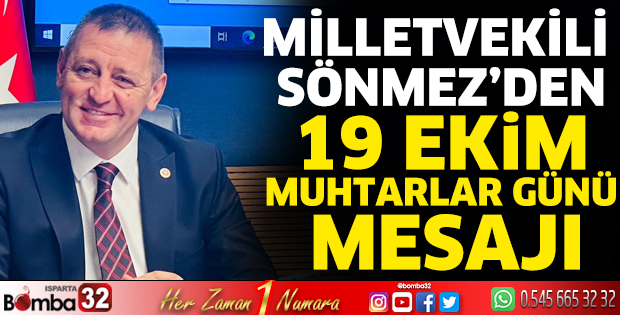 Sönmez’den 19 Ekim Muhtarlar Günü mesajı