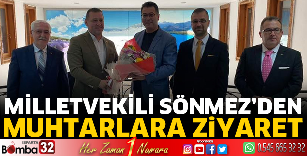 Sönmez'den muhtarlara ziyaret