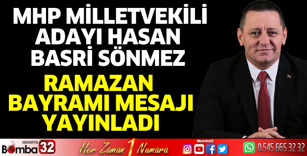 Sönmez'den Ramazan Bayramı mesajı