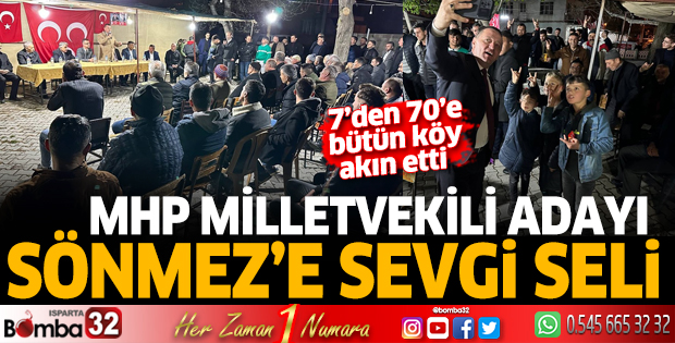 Sönmez'e sevgi seli
