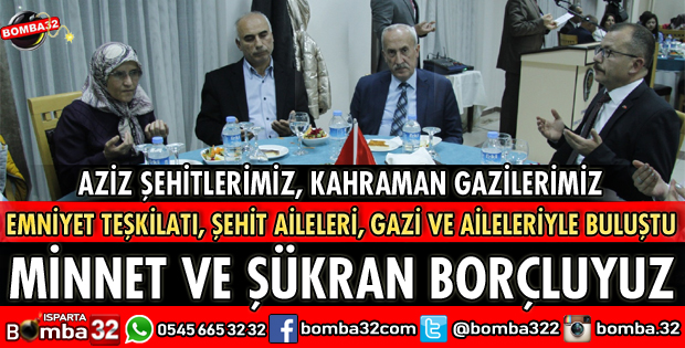 SONSUZ MİNNET VE ŞÜKRAN BORÇLUYUZ