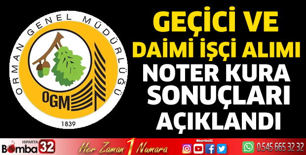 Sonuçlar açıklandı