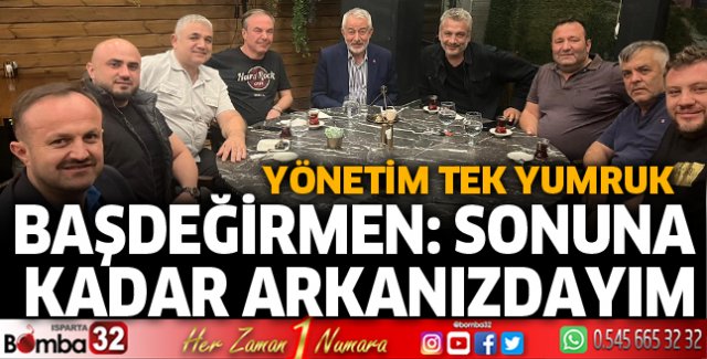 Sonuna kadar arkanızdayım