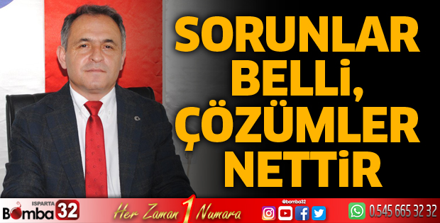 Sorunlar belli, çözümler nettir