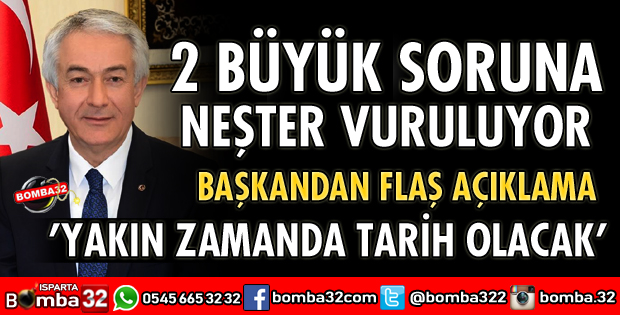 SORUNLARA NEŞTER VURULUYOR