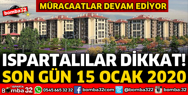 SOSYAL KONUT PROJESİNİN ISPARTA AYAĞI