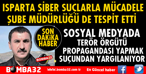 SOSYAL MEDYADA TERÖR ÖRGÜTÜ PROPAGANDASI YAPMAK SUÇUNDAN YARGILANIYOR
