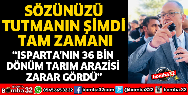 SÖZÜNÜZÜ TUTMANIN ŞİMDİ TAM ZAMANI