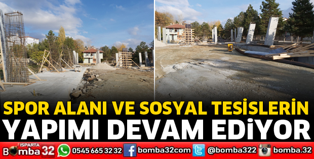 SPOR ALANI VE SOSYAL TESİS YAPILIYOR