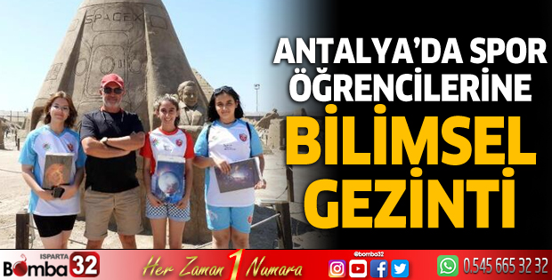 Spor öğrencilerine bilimsel gezinti