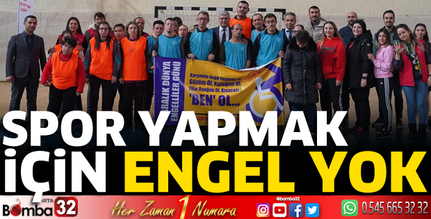 Spor yapmak için engel yok 
