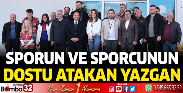Sporun ve sporcunun dostu Atakan Yazgan 