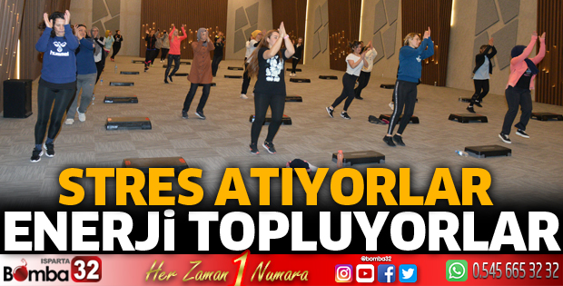 Stres atıyorlar, enerji topluyorlar