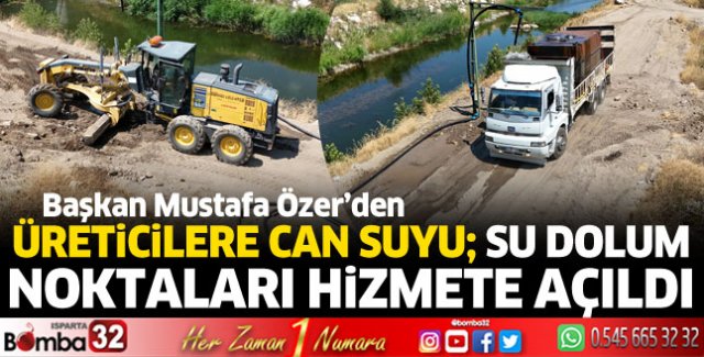 Su Dolum Noktaları Hizmete Açıldı