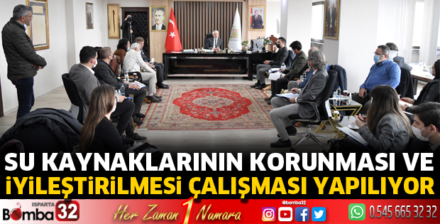 Su kaynaklarının korunması ve iyileştirilmesi çalışması yapılıyor