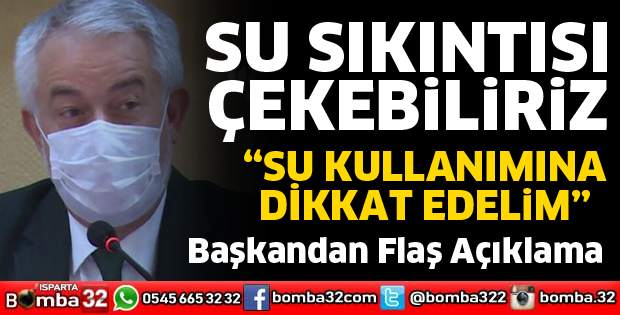 SU KULLANIMINA DİKKAT EDELİM