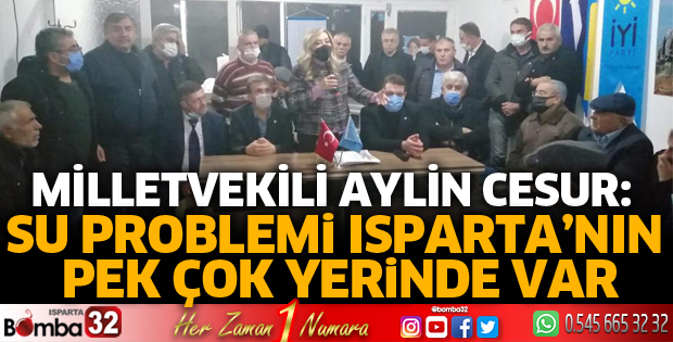 Su problemi Isparta’nın pek çok yerinde var