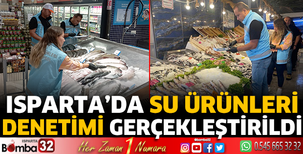 Su ürünleri denetimi gerçekleştirildi