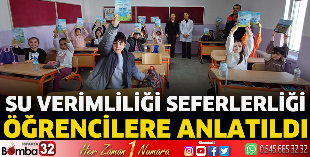 Su Verimliliği Seferberliği öğrencilere anlatıldı
