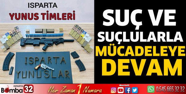 Suç ve suçlularla mücadeleye devam