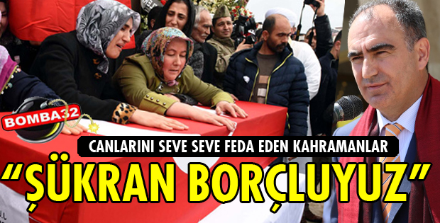 ŞÜKRAN BORÇLUYUZ