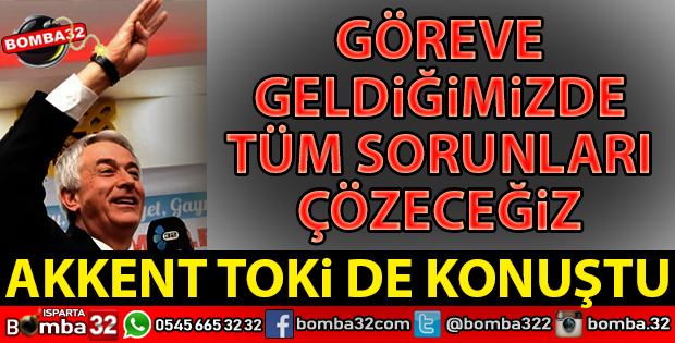ŞÜKRÜ BAŞDEĞİRMEN AKKENT MAHALLESİNDE KONUŞTU